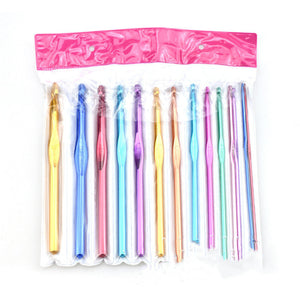 Experience the Art of Crochet with Our Set of 14 Alumina Crochet Hooks