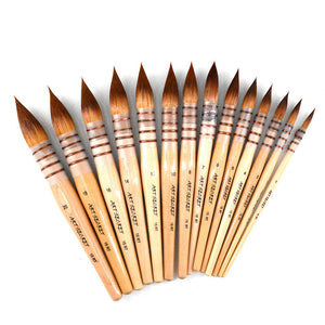 Unleash Your Inner Picasso with Our Nylon Hair Tip Watercolor Brush!