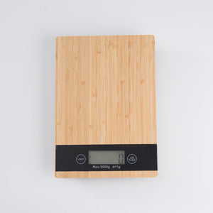 Elevate Your Cooking Experience with the Bamboo Panel Kitchen Scale