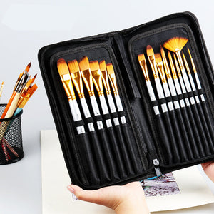 Unleash Your Creativity with the 15 Brushes Acrylic Paint Brush Set