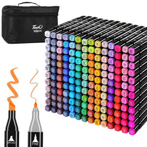 Unlock Creativity with 168 Colors Dual Tip Art Markers