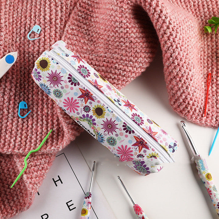 Discover the Soft Handle Printing Crochet Hook Set