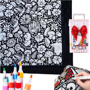 Unleash Your Creativity with the DIY Coloring Blanket