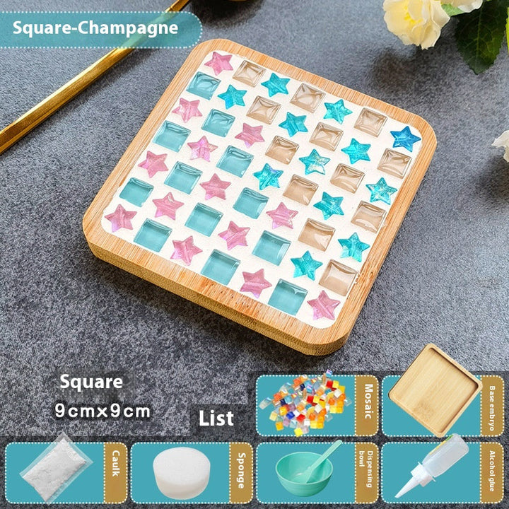 Unleash Your Creativity with the Mosaic Coaster DIY Material Package