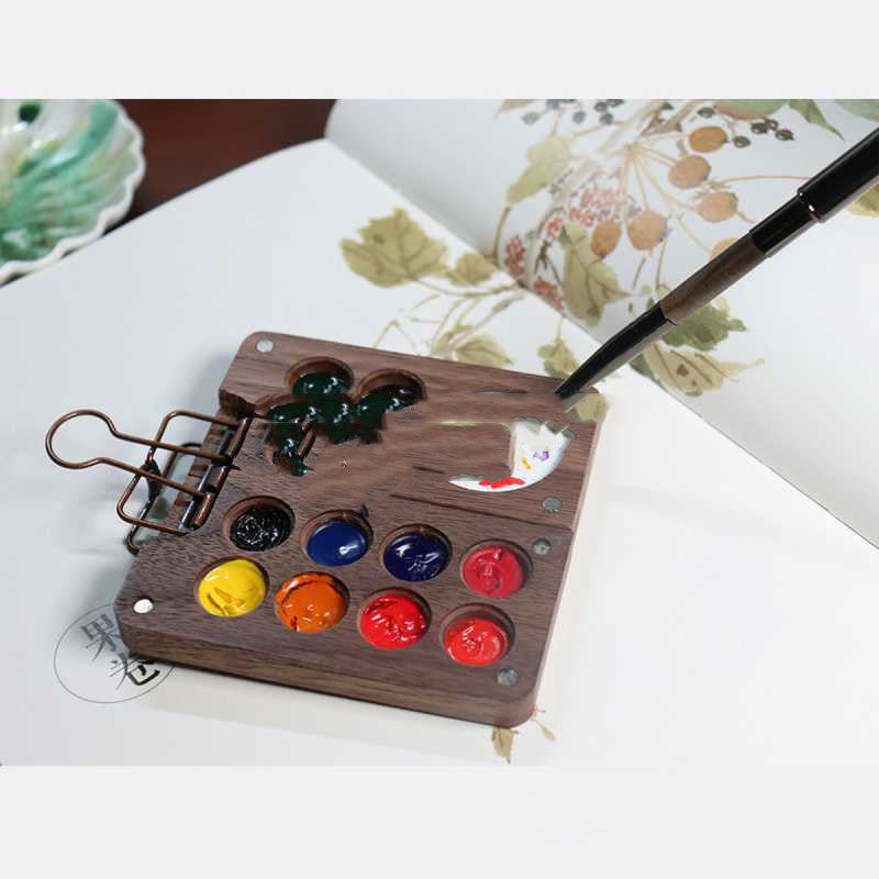 Wind Watercolor Travel Portable Mini Paint Box