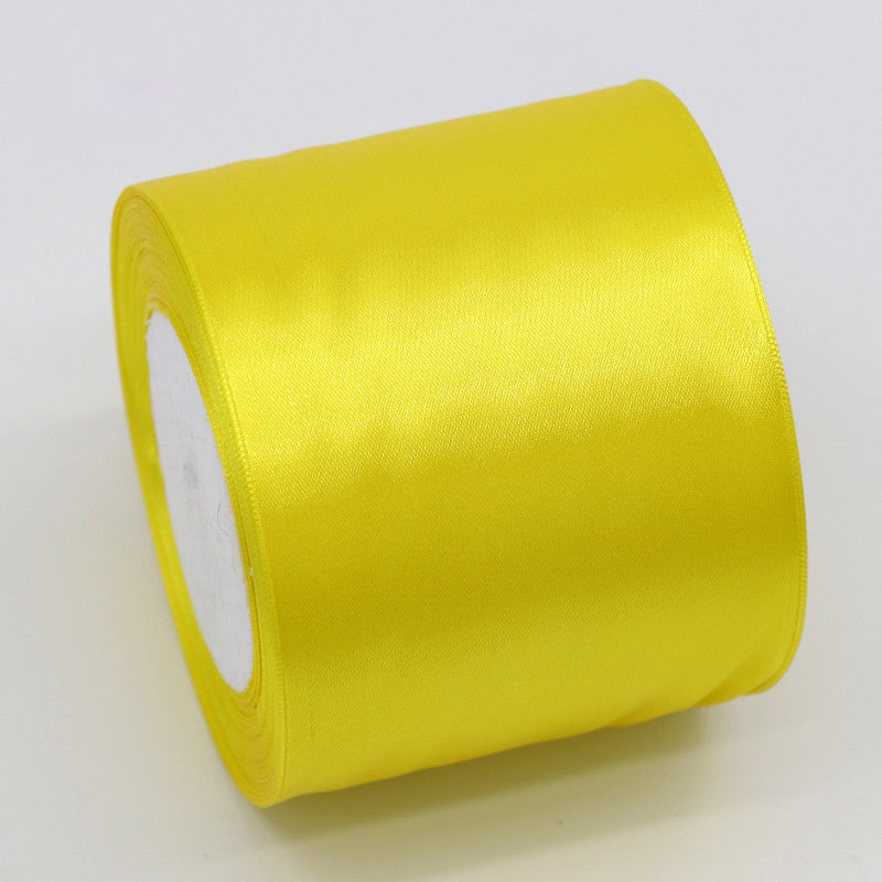 8CM Wide Ribbon Silk Colored Ribbons