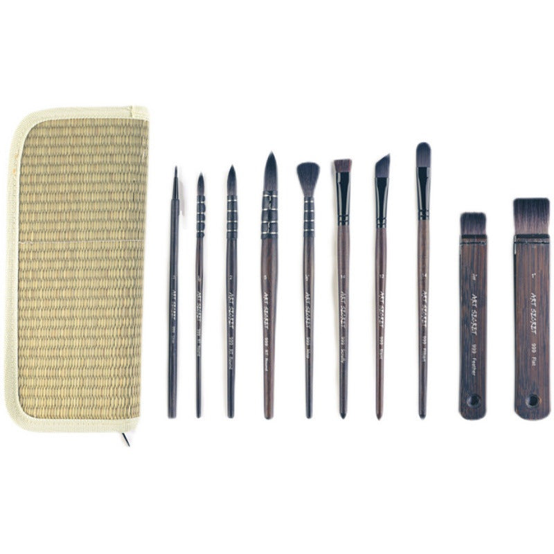 Professional Watercolor Acrylic Paint Nylon Wool Set