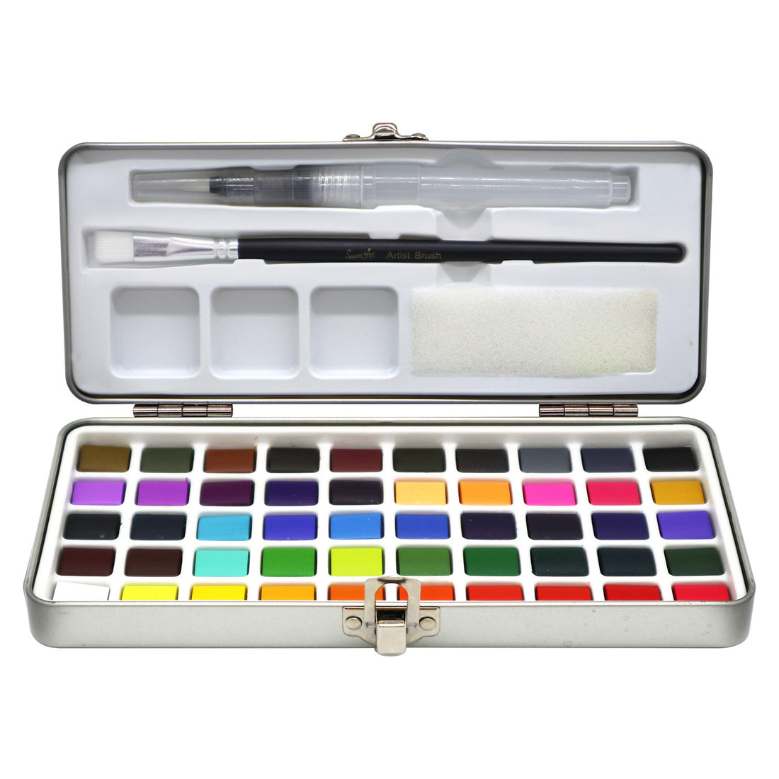 50 Colors Solid Watercolor Paint Set