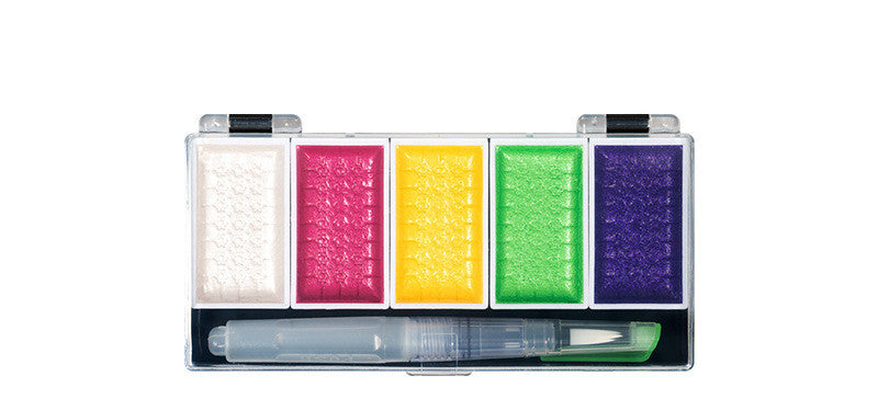 Watercolor Paint Tin Box Nail Art Pearlescent Color