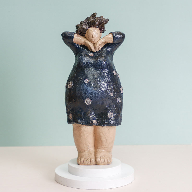 Abstract Art Fat Woman Ornament Resin Craft