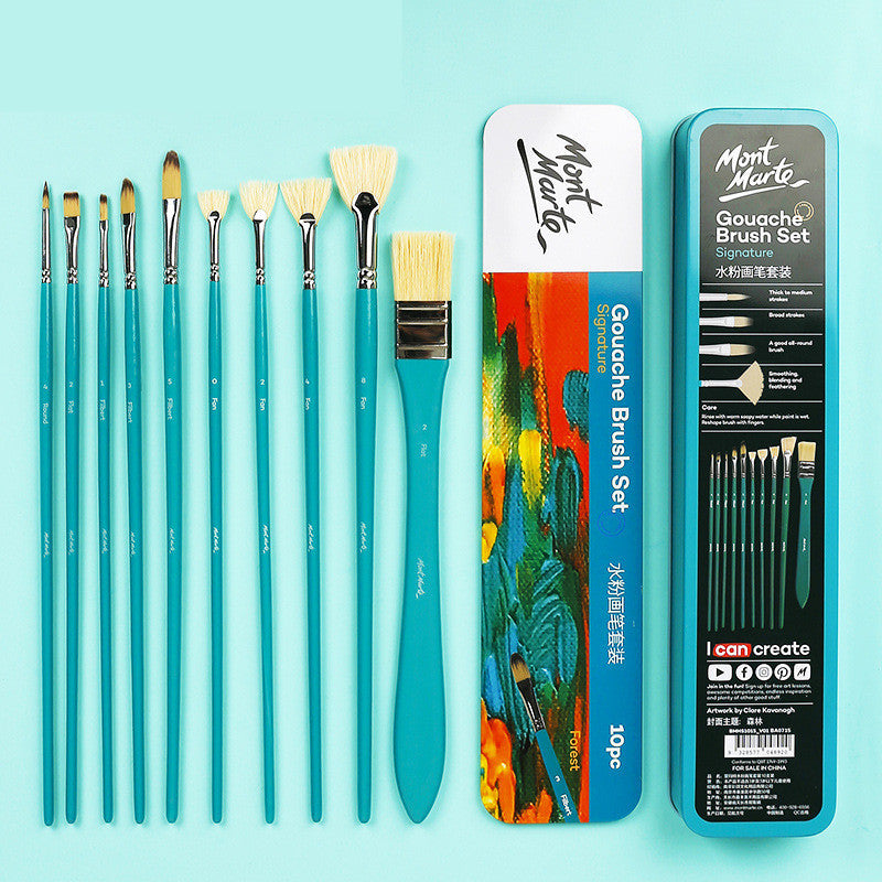 Wolf Hair Bristles Oil Paint Brush