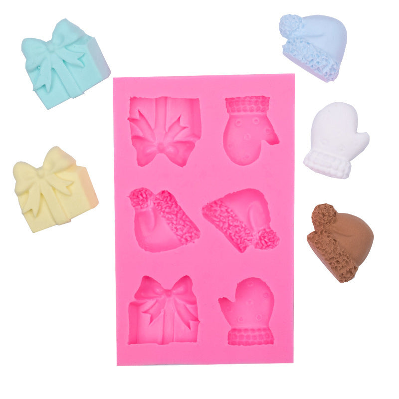 Christmas Fudge Chocolate Mold Gloves