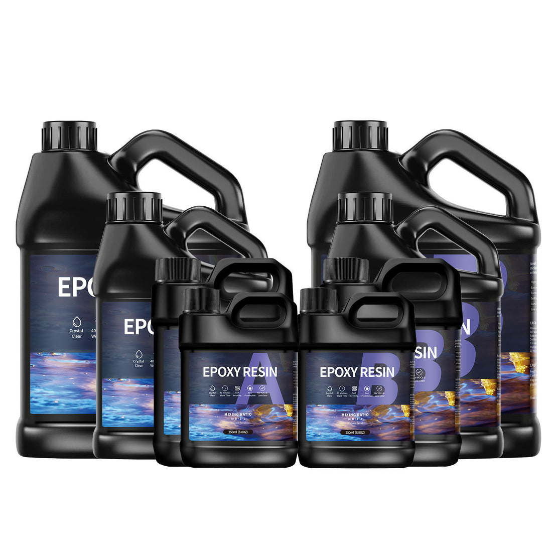 Transparent Epoxy Resin AB Crystal Glue