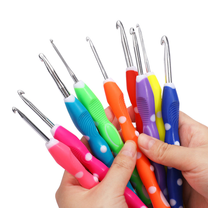 Aluminum Crochet Hook Rainbow Crochet Set