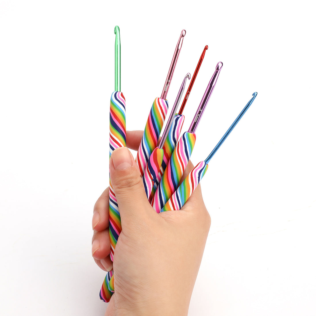 Handmade Colorful Crochet Hooks 12