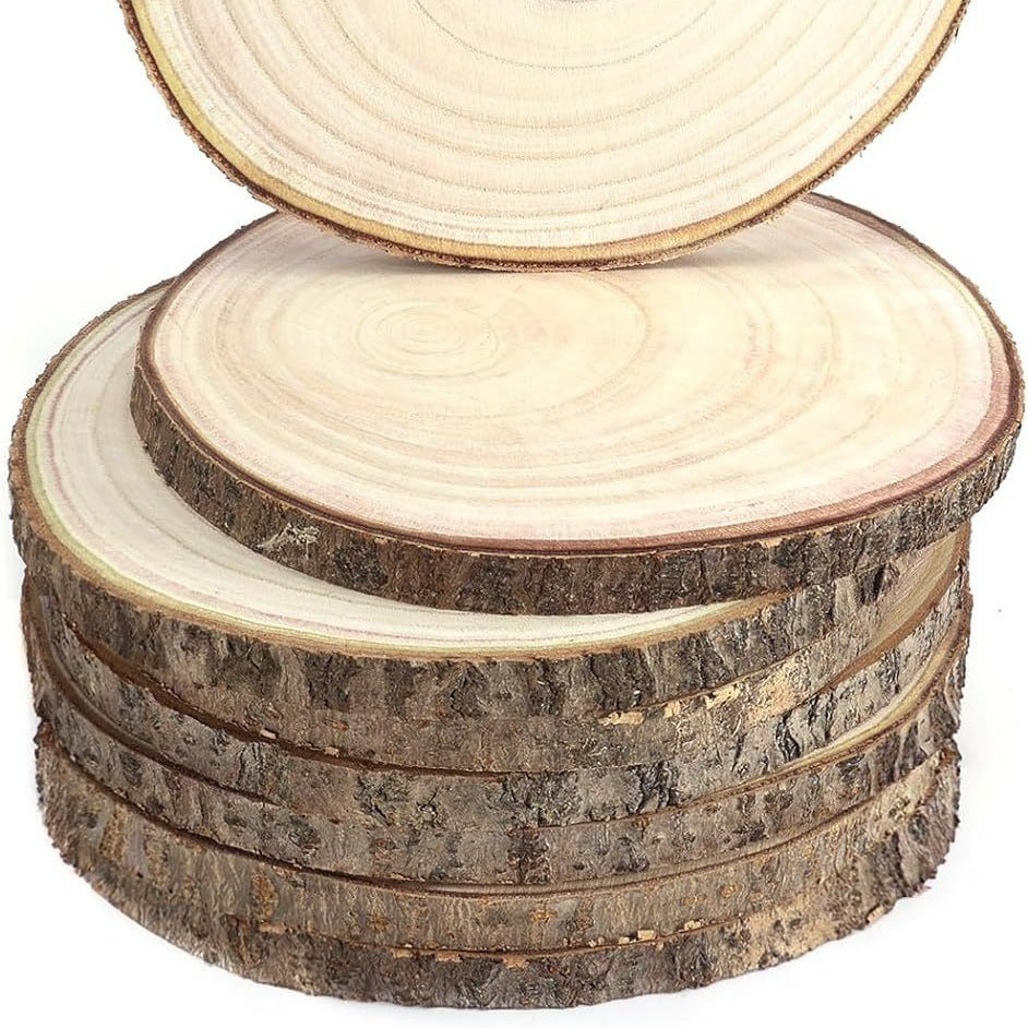 Paulownia Round Diy Hand Painting Material Handmade Raw Wood Sheet