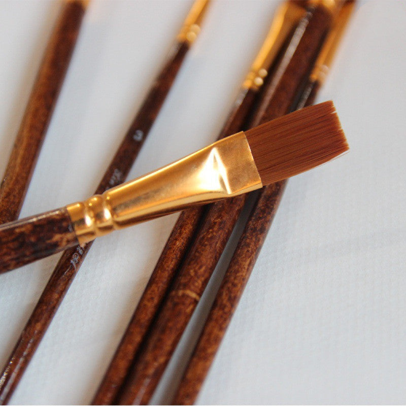 12 Pcs Set Nylon Hair Watercolor