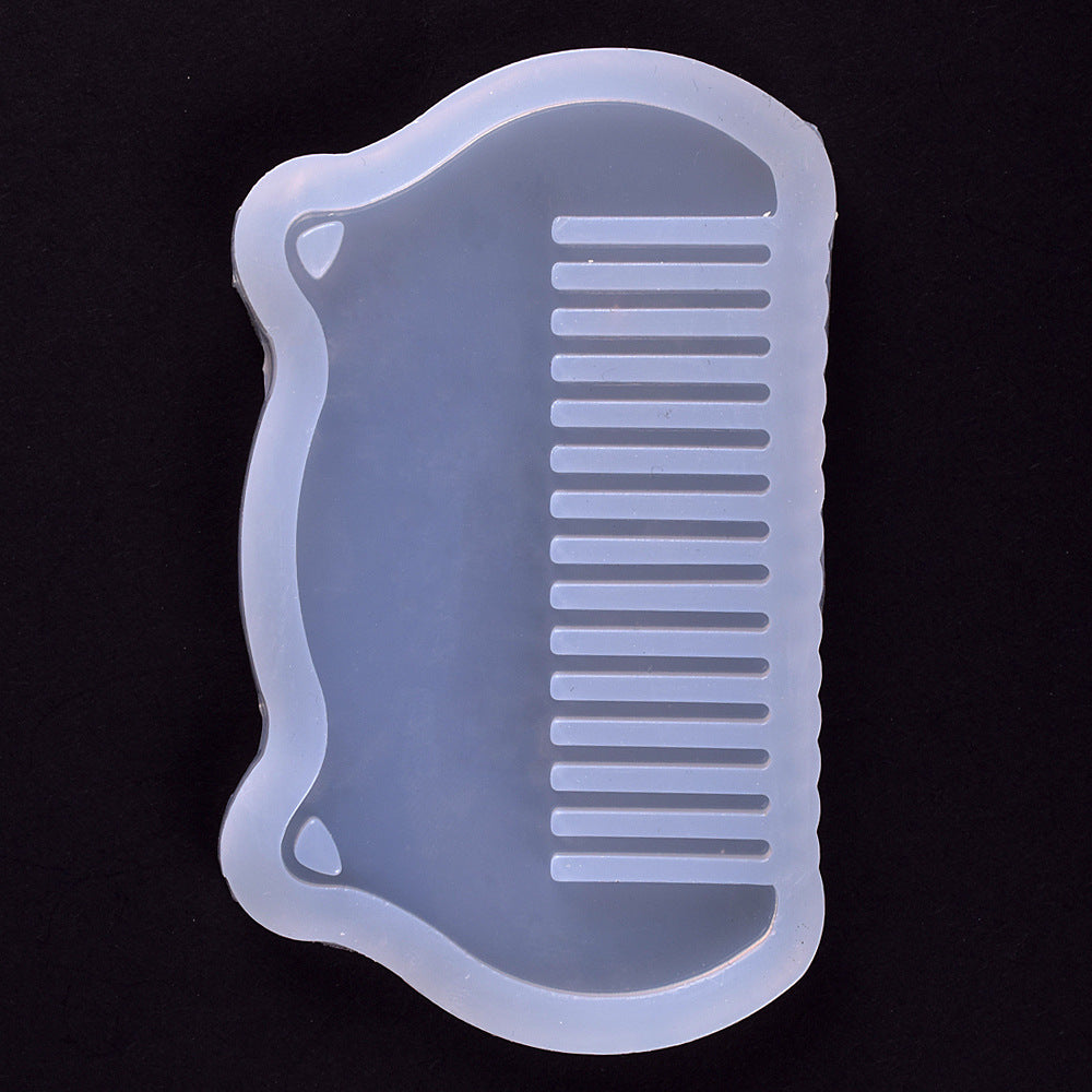 Resin glue handmade silicone mold cartoon comb mold