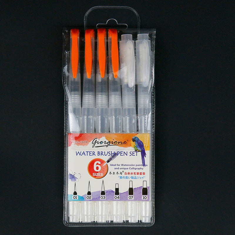 Soft fur watercolor paint brush