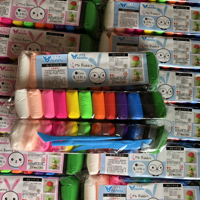 Ultra-light clay 12-color clay non-toxic clay