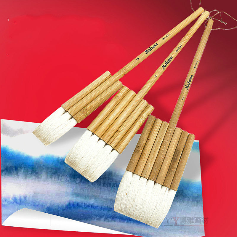Watercolor wool board brush with pen