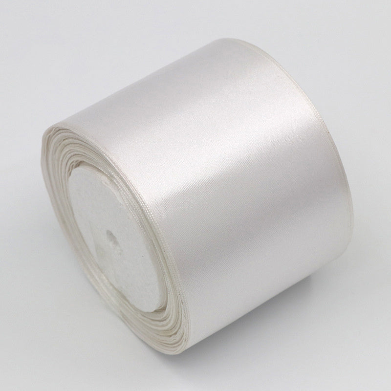8CM Wide Ribbon Silk Colored Ribbons