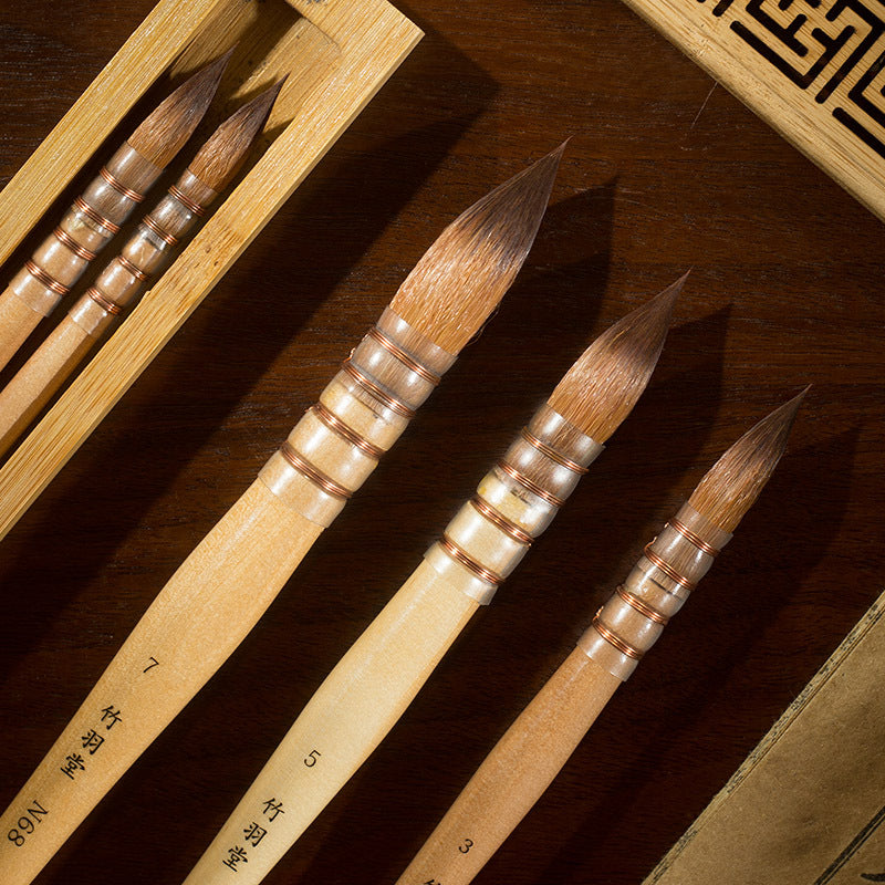 Imported nylon wool watercolor paint brush