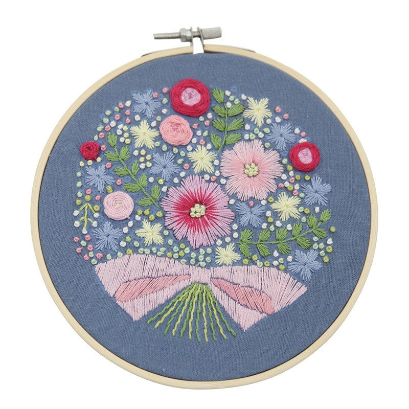 Hand Embroidery Diy Material Package