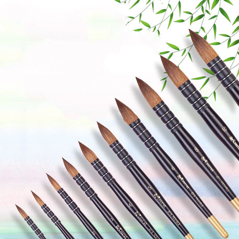 Blended Wool Watercolor Brush