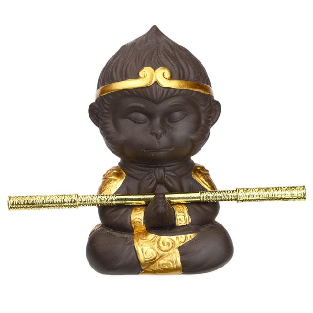 Chinese Purple Clay Kung Fu Sculptures