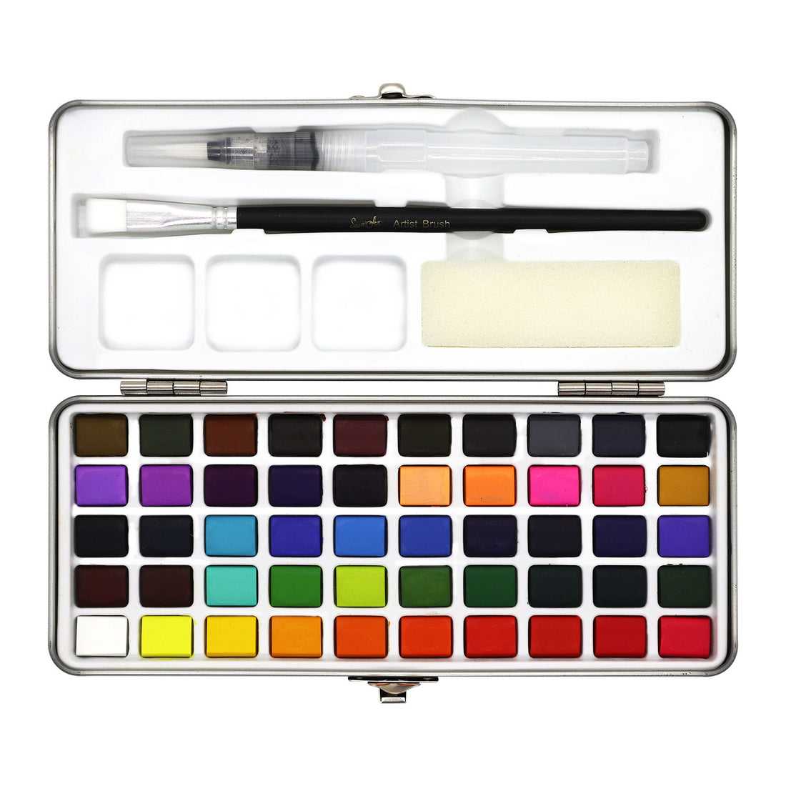 50 Colors Solid Watercolor Paint Set
