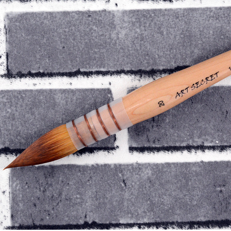 Nylon hair tip watercolor brush