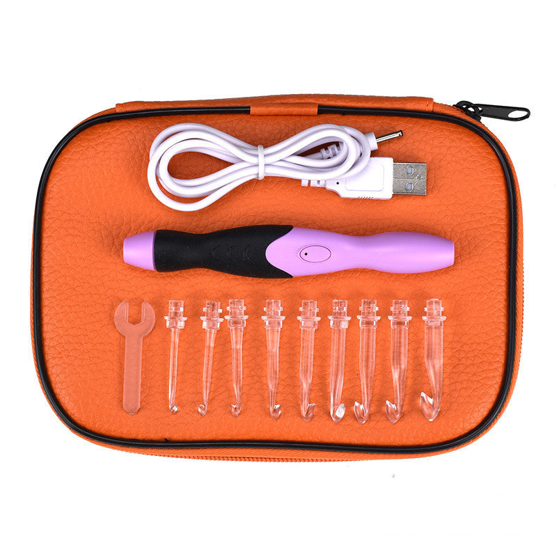 9 Plastic LED Glowing Crochet Hooks