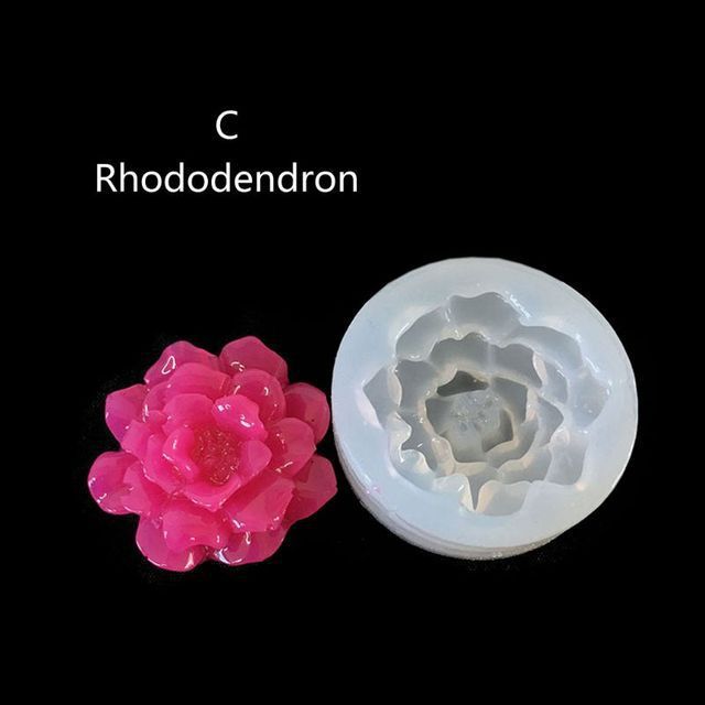 3D Flower Modeling Resin Silicone Mold