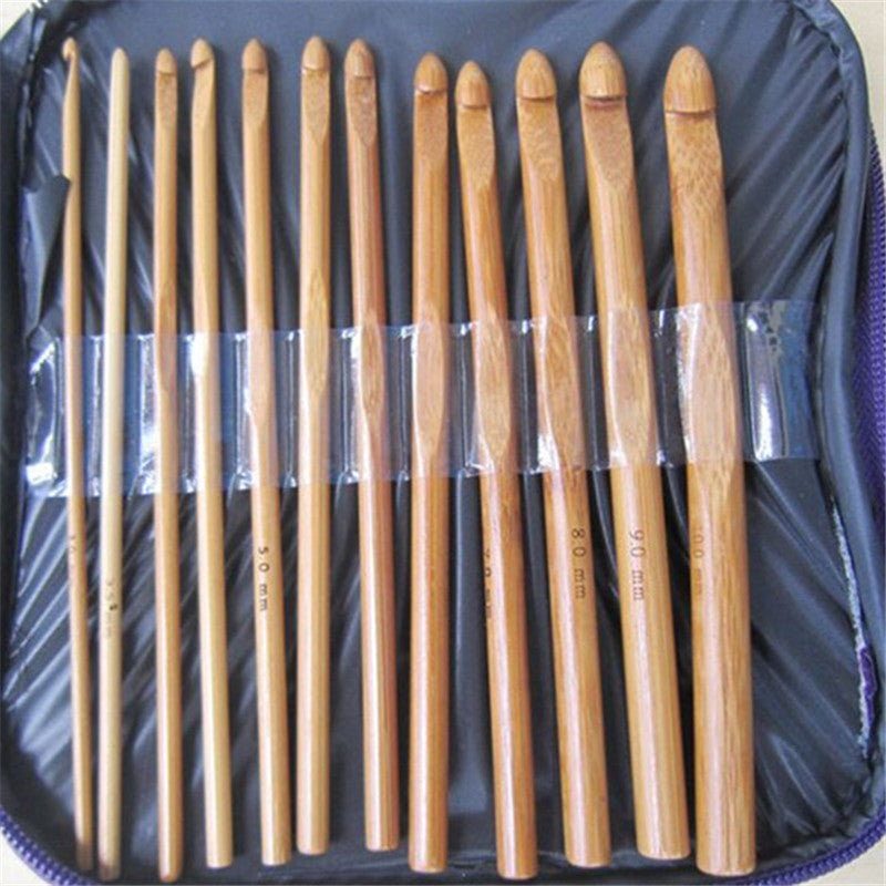 20PCS Bamboo Knitting Weave Needles Set