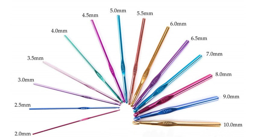 Set Of 14 Alumina Crochet Hooks