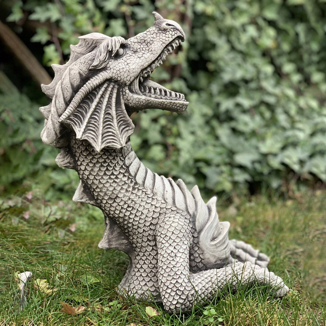 Large Dragon Gothic Garden Sculptures