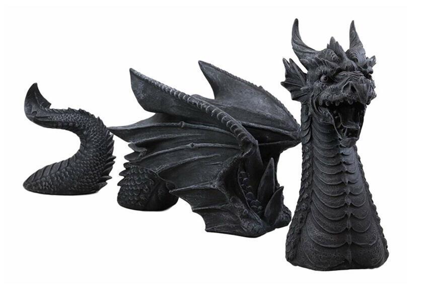Large Dragon Gothic Garden Sculptures
