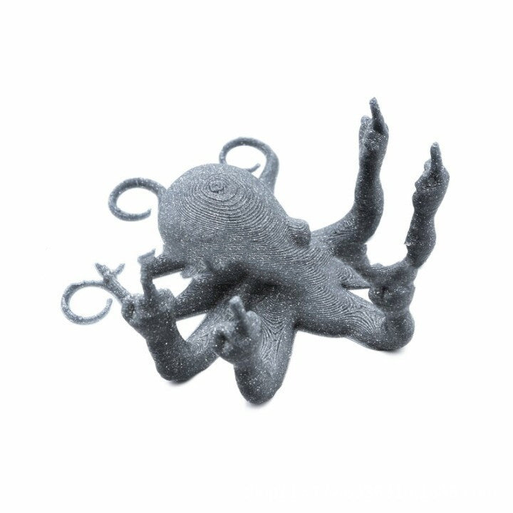 Sculpture Octopus Luminous Resin Decoration