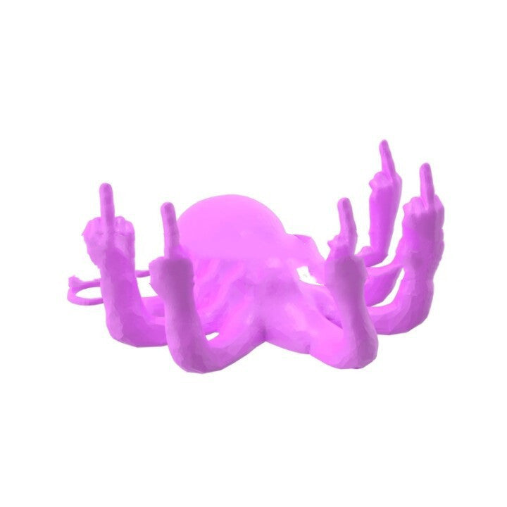 Sculpture Octopus Luminous Resin Decoration