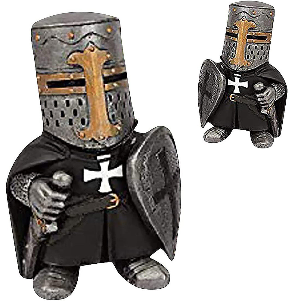 Knight Gnomes Cavalier Paladin Sculptures