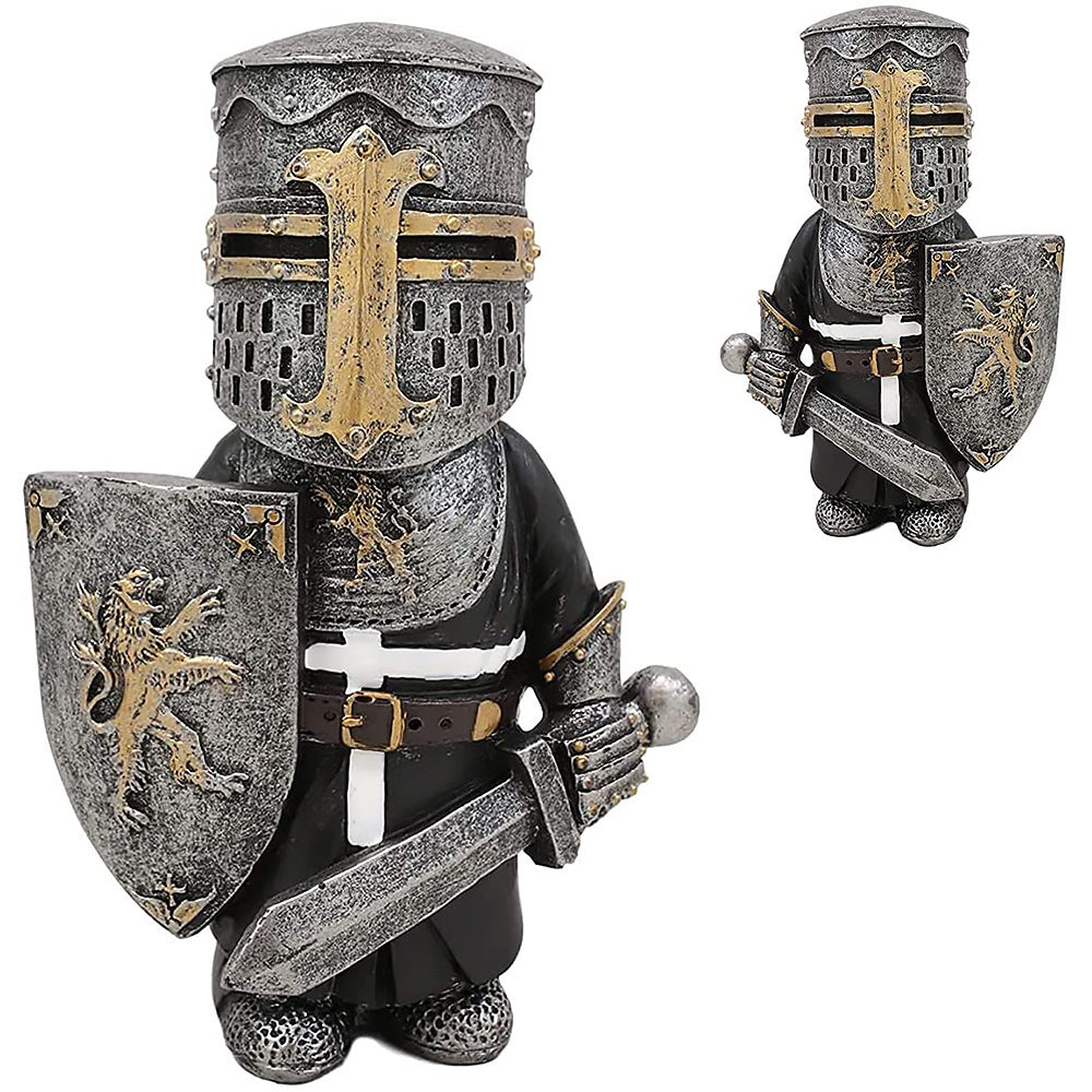 Knight Gnomes Cavalier Paladin Sculptures