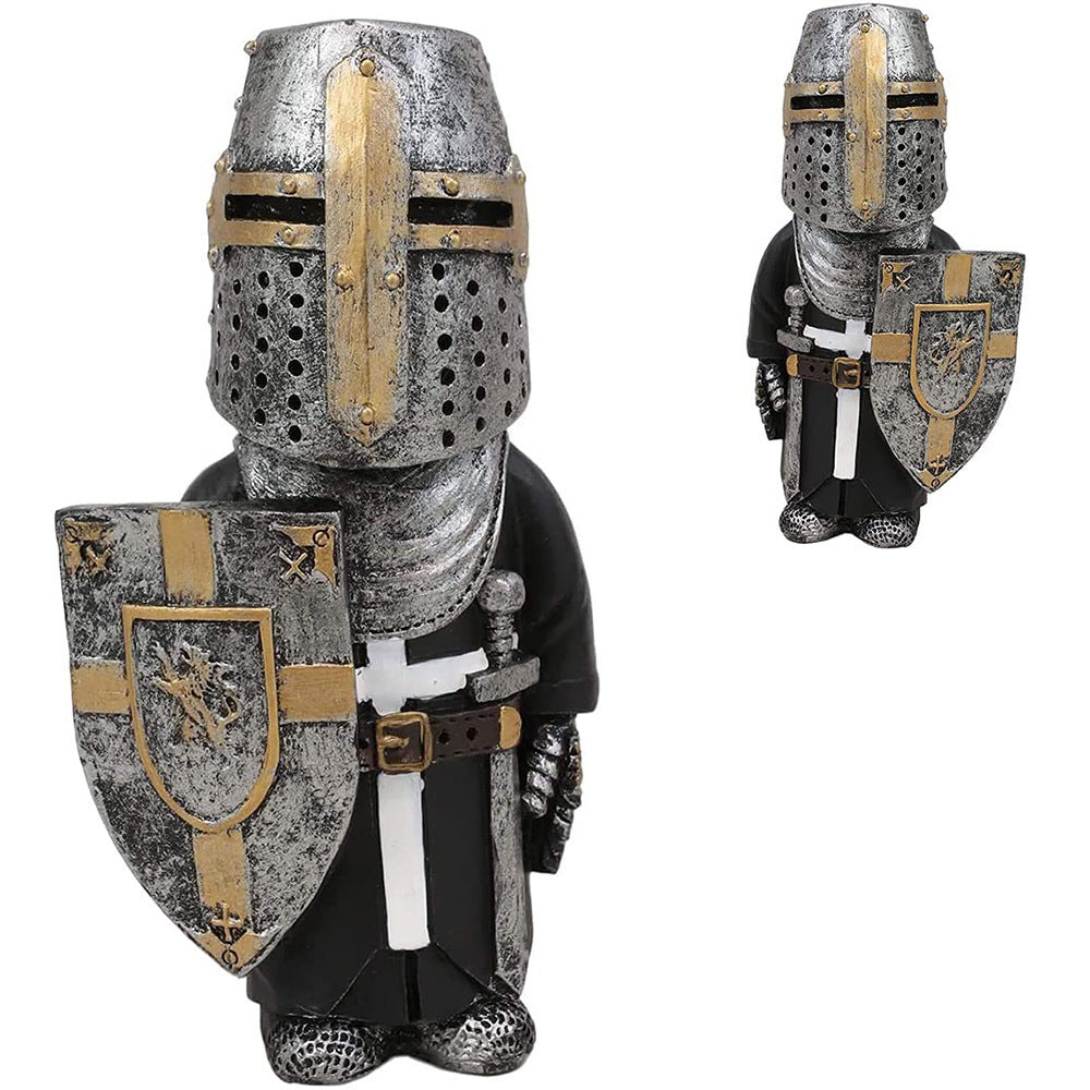 Knight Gnomes Cavalier Paladin Sculptures