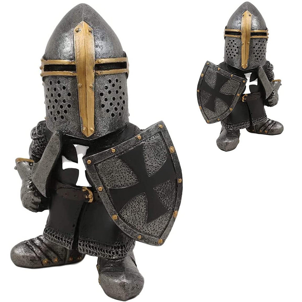 Knight Gnomes Cavalier Paladin Sculptures