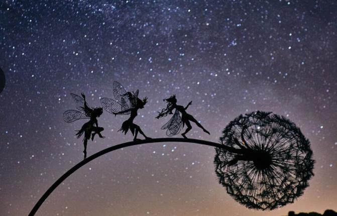 Flower Fairy Garden Miniature Sculptures