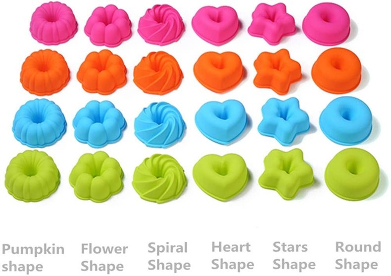 Silicone Molds Cupcake Baking Cups