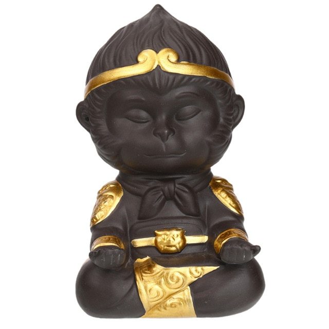 Chinese Purple Clay Kung Fu Sculptures