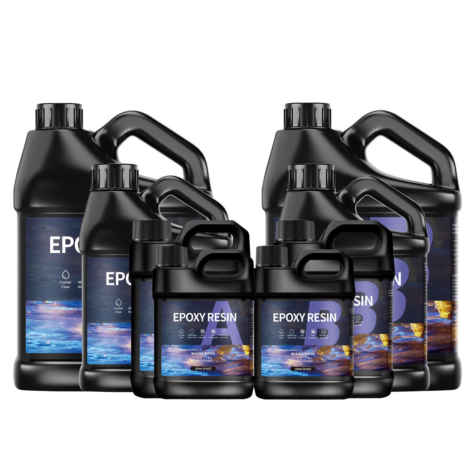 Transparent Epoxy Resin AB Crystal Glue