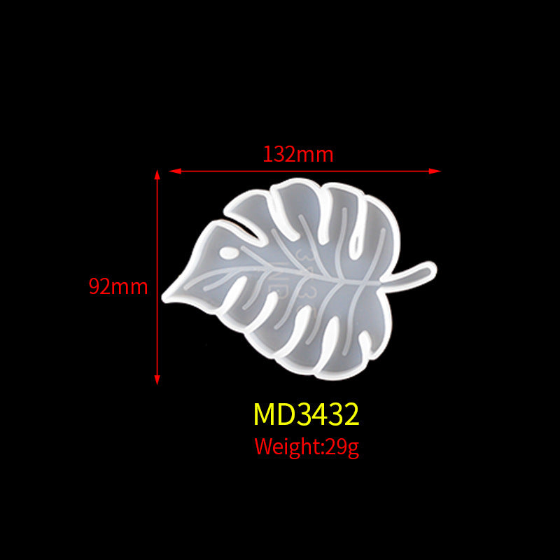 Crystal Silicone Resin Maple Leaf Glue Mold