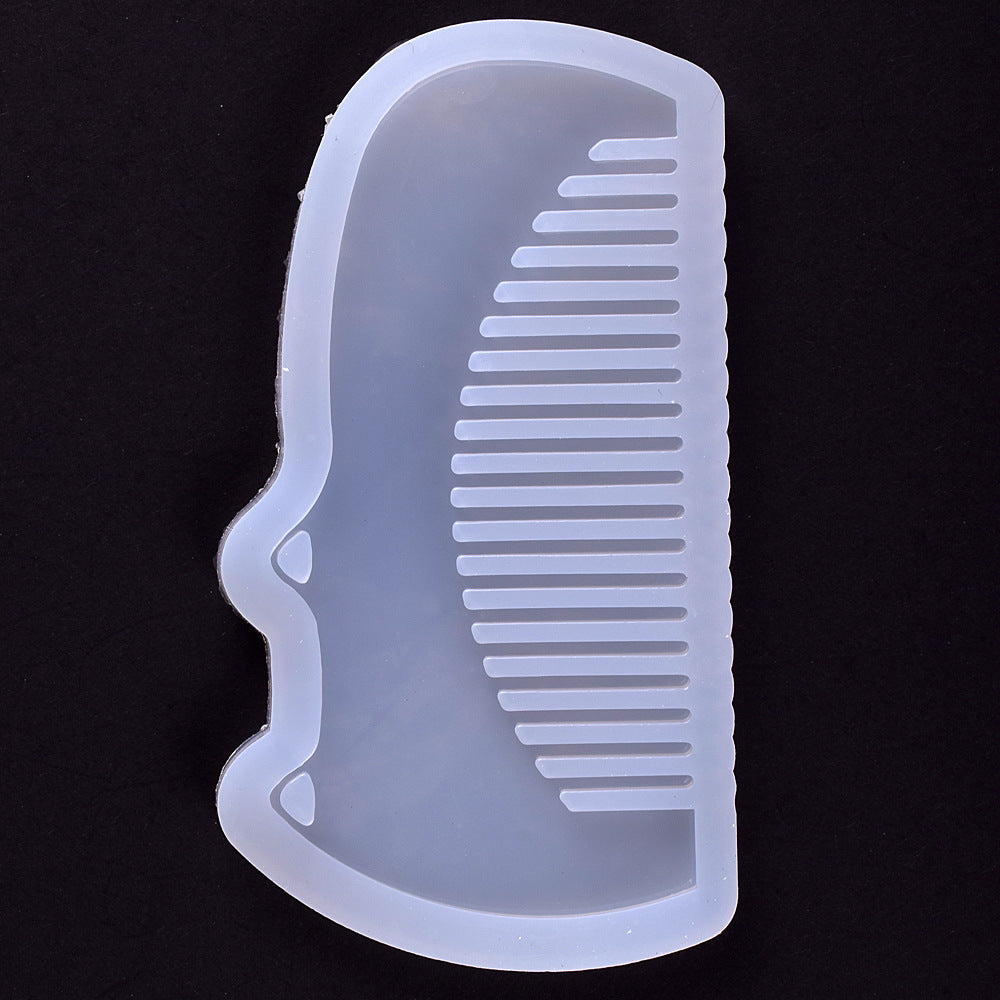 Resin glue handmade silicone mold cartoon comb mold